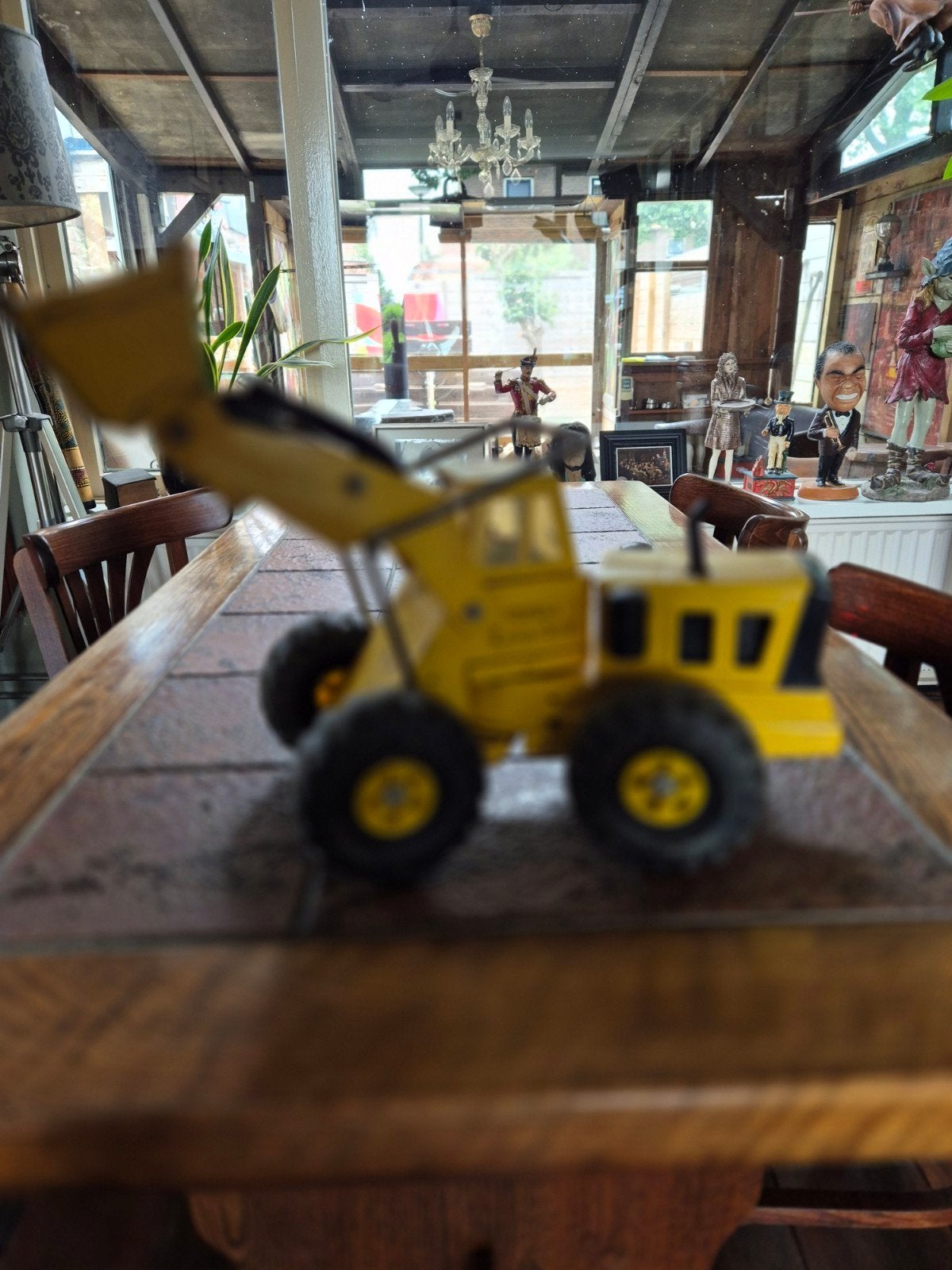 Vintage Tonka Loader Speelgoed - Gele Graafmachine, Kinderen en Baby's, Speelgoed | Speelgoedvoertuigen, Gebruikt, Ophalen of Verzenden