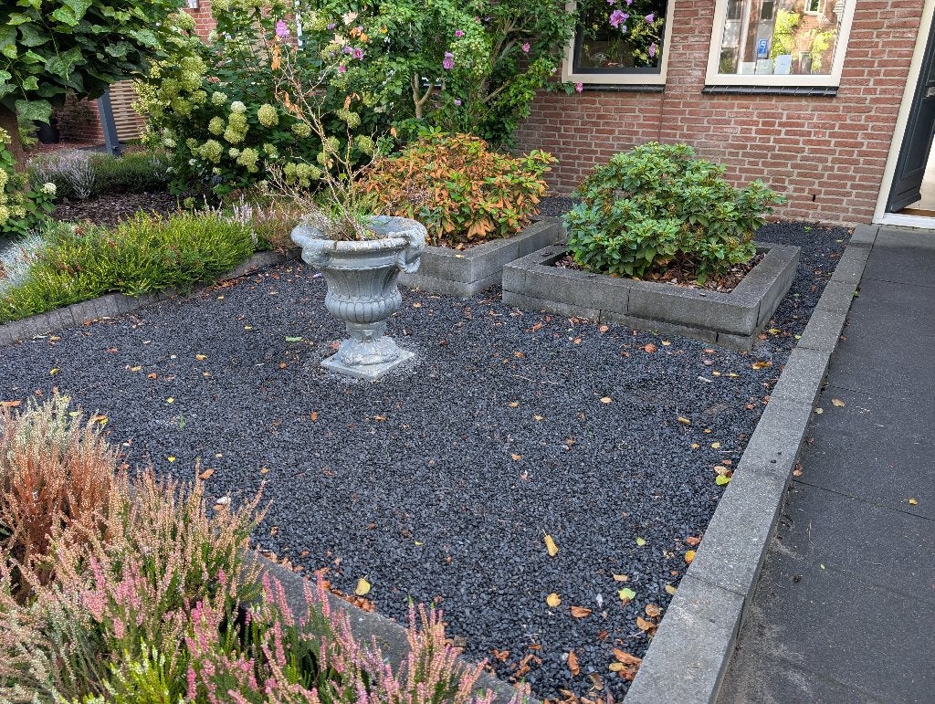 Antraciet split steentjes, Tuin en Terras, Grind, Keien en Split, Ophalen, Gebruikt, Antraciet, Split