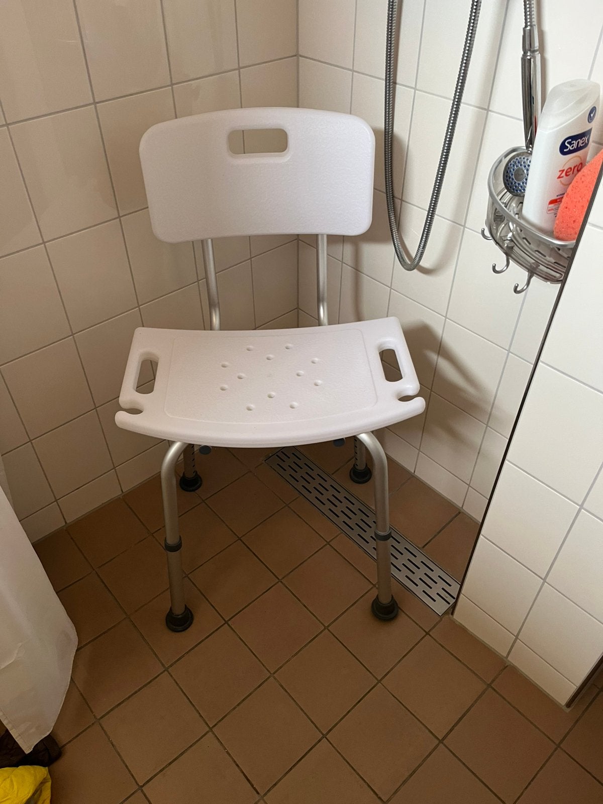 Douche stoel, Ophalen, Zo goed als nieuw