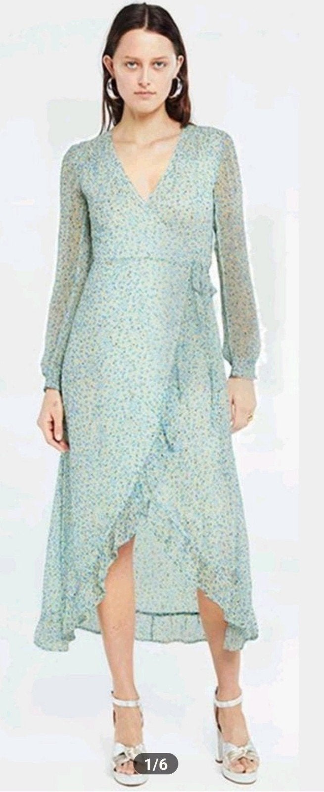 Fabienne Chapot Natasja Frill jurk maat 40 *nieuw *, Maat 38/40 (M), Blauw, Nieuw, Ophalen of Verzenden