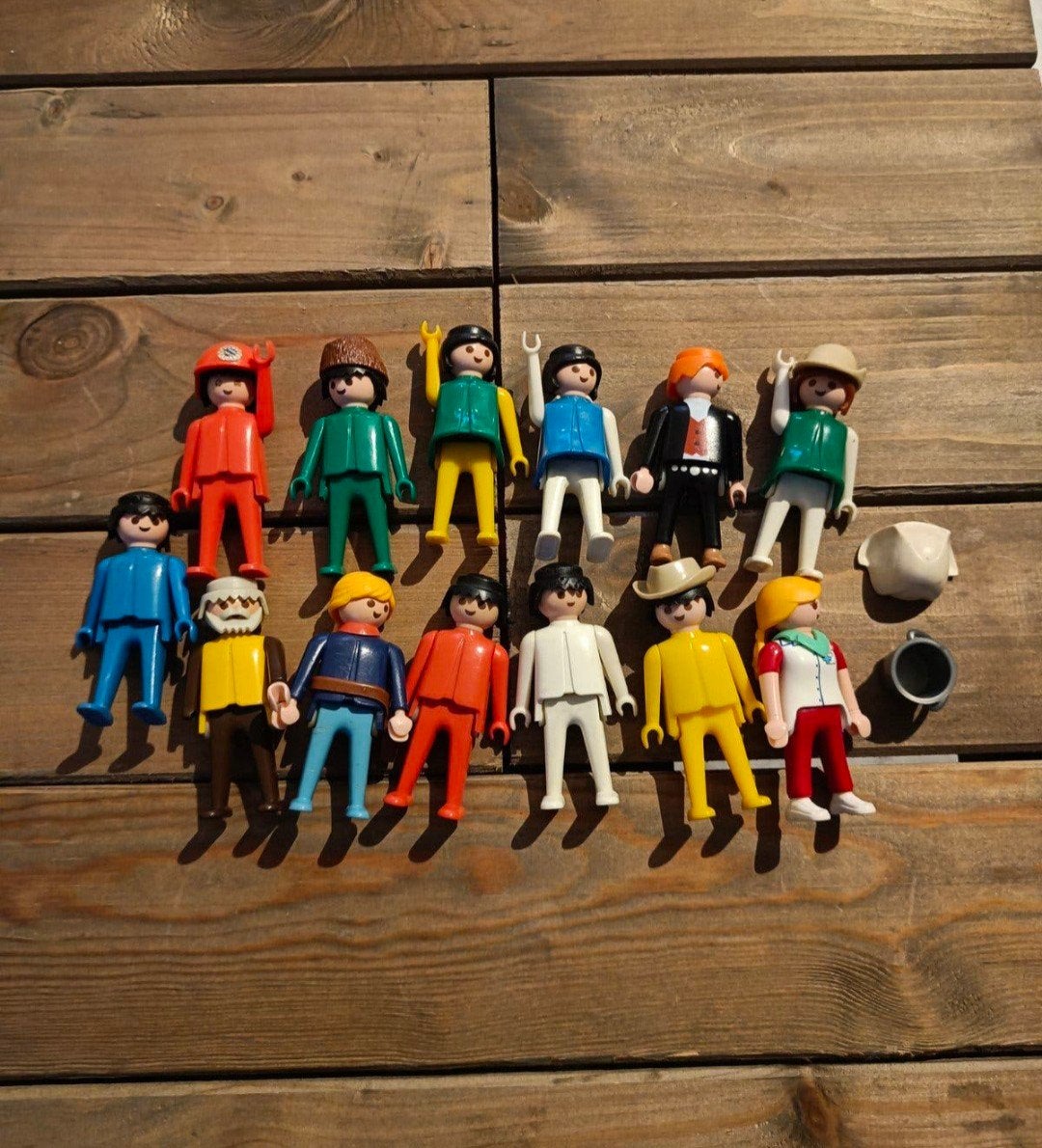 collectie playmobil poppetjes, coaching/familie opstelling, Ophalen of Verzenden, Zo goed als nieuw, Losse onderdelen, Figuren