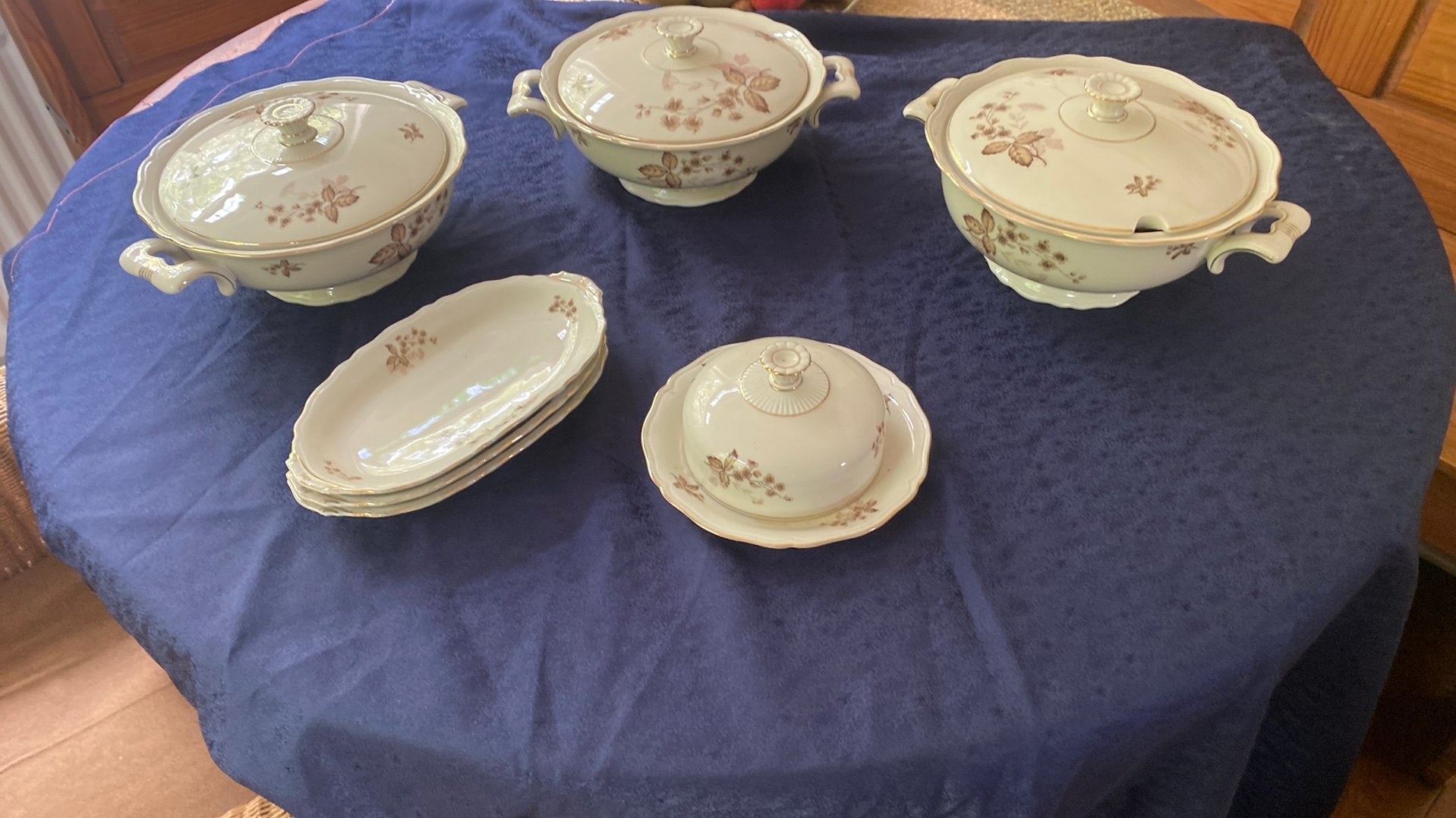 Gibo,  Gaaf bijzonder mooi serviesgoed, 80 jaar oud, Antiek en Kunst, Ophalen of Verzenden