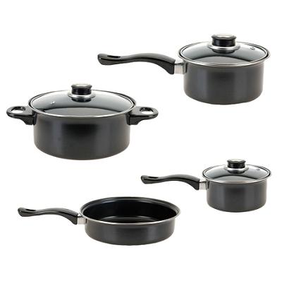 4 Delige Pannenset, Www.kampeerkoopje.nl, Nieuw, Ophalen of Verzenden, Info@kampeerkoopje.nl