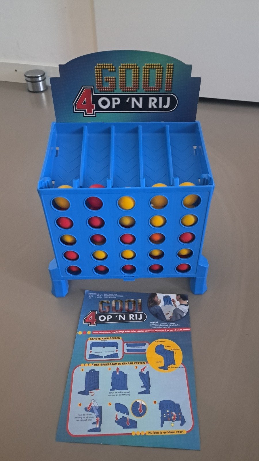 Gooi 4 op een rij #Tip 5-12!#, Een of twee spelers, Ophalen of Verzenden, Zo goed als nieuw