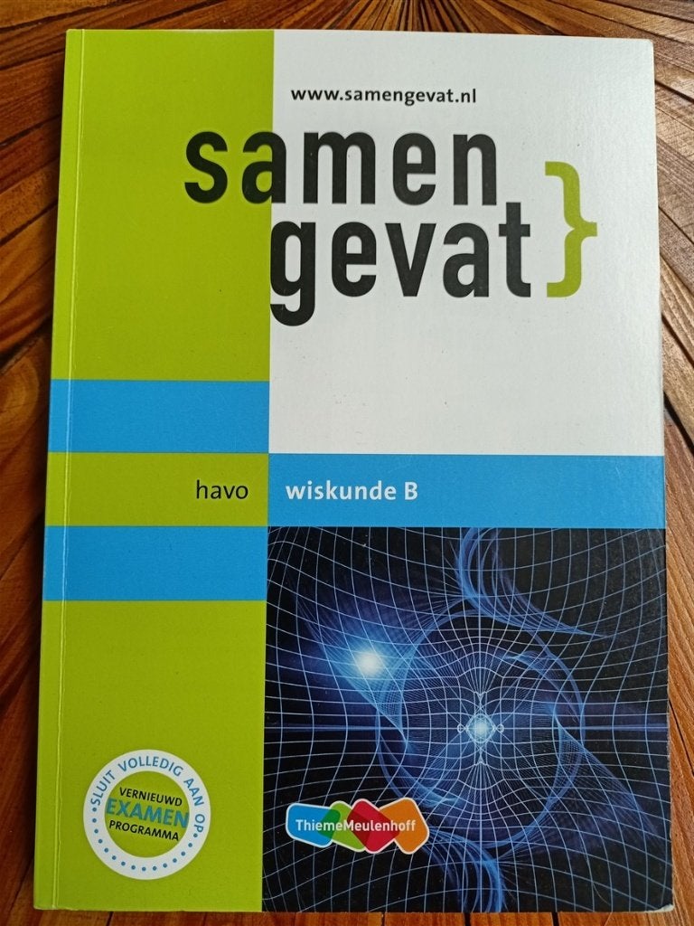 Samengevat Wiskunde B HAVO, Boeken, Schoolboeken, Ophalen of Verzenden, Zo goed als nieuw, HAVO, Wiskunde B