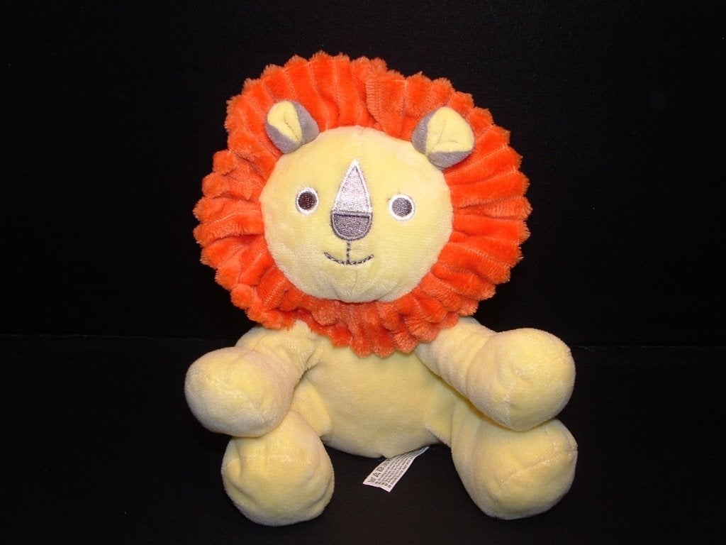 HEMA LEEUW VELOURS GEEL MET ORANJE VELOURS GROVE RIBSTOF, Ophalen of Verzenden, Nieuw, Overige typen
