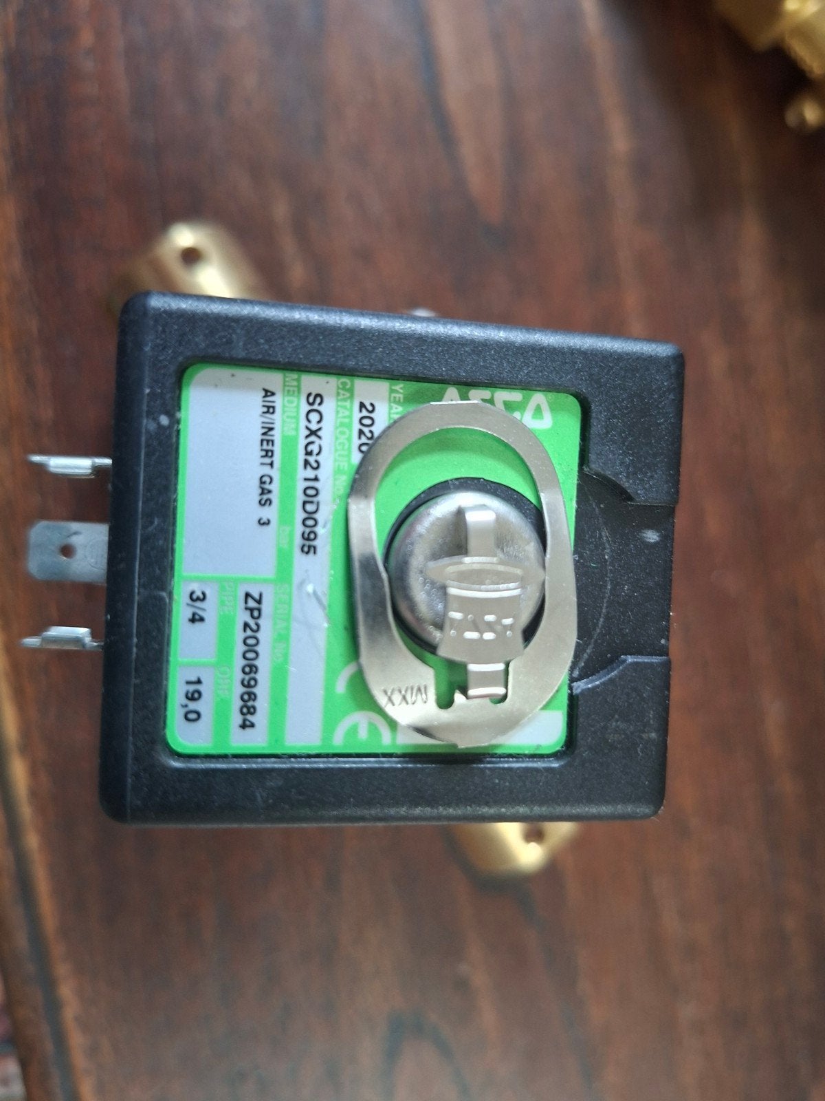ASCO SCXG210D095 Solenoïde klep 2020, Ophalen of Verzenden, Gebruikt, Overige merken, Overige typen