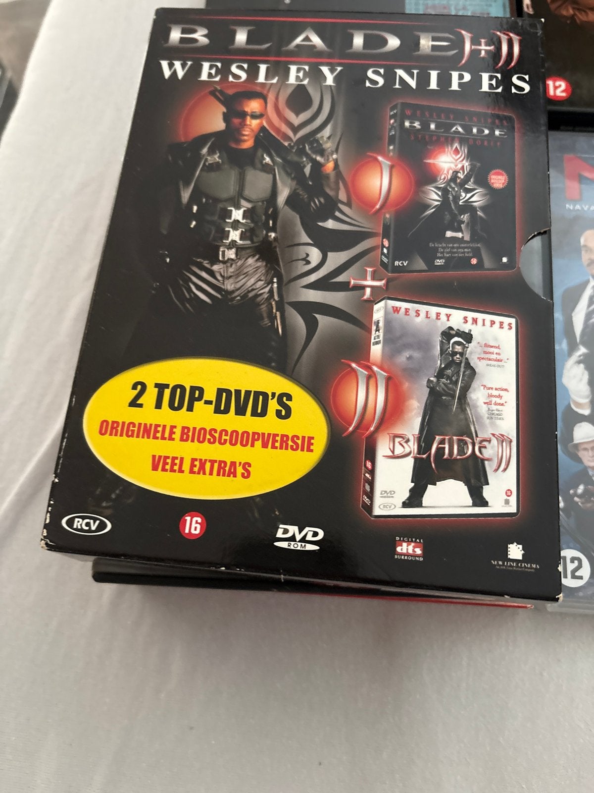 Blade + Blade II DVD Boxset - Wesley Snipes Actie, Vanaf 16 jaar, Actie, Ophalen of Verzenden, Gebruikt