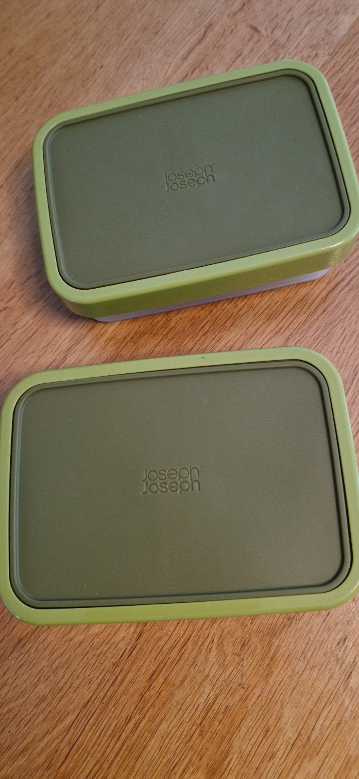 Joseph Joseph Boterhambakjes - Set van 2, Huis en Inrichting, Groen, Kunststof, Ophalen of Verzenden, Zo goed als nieuw