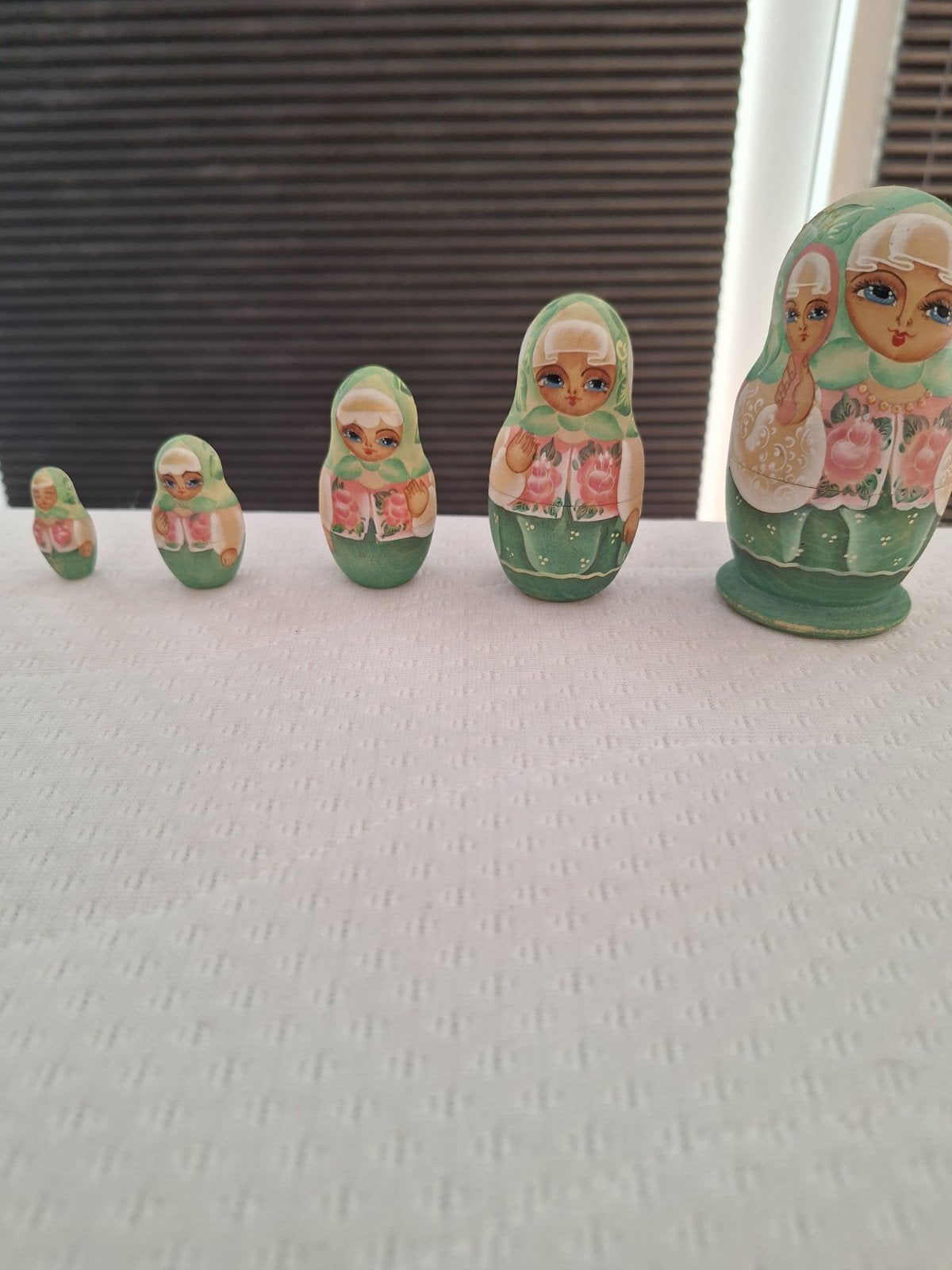 Handgeschilderde Russische Matroesjka poppen set, Verzamelen, Ophalen of Verzenden, Gebruikt