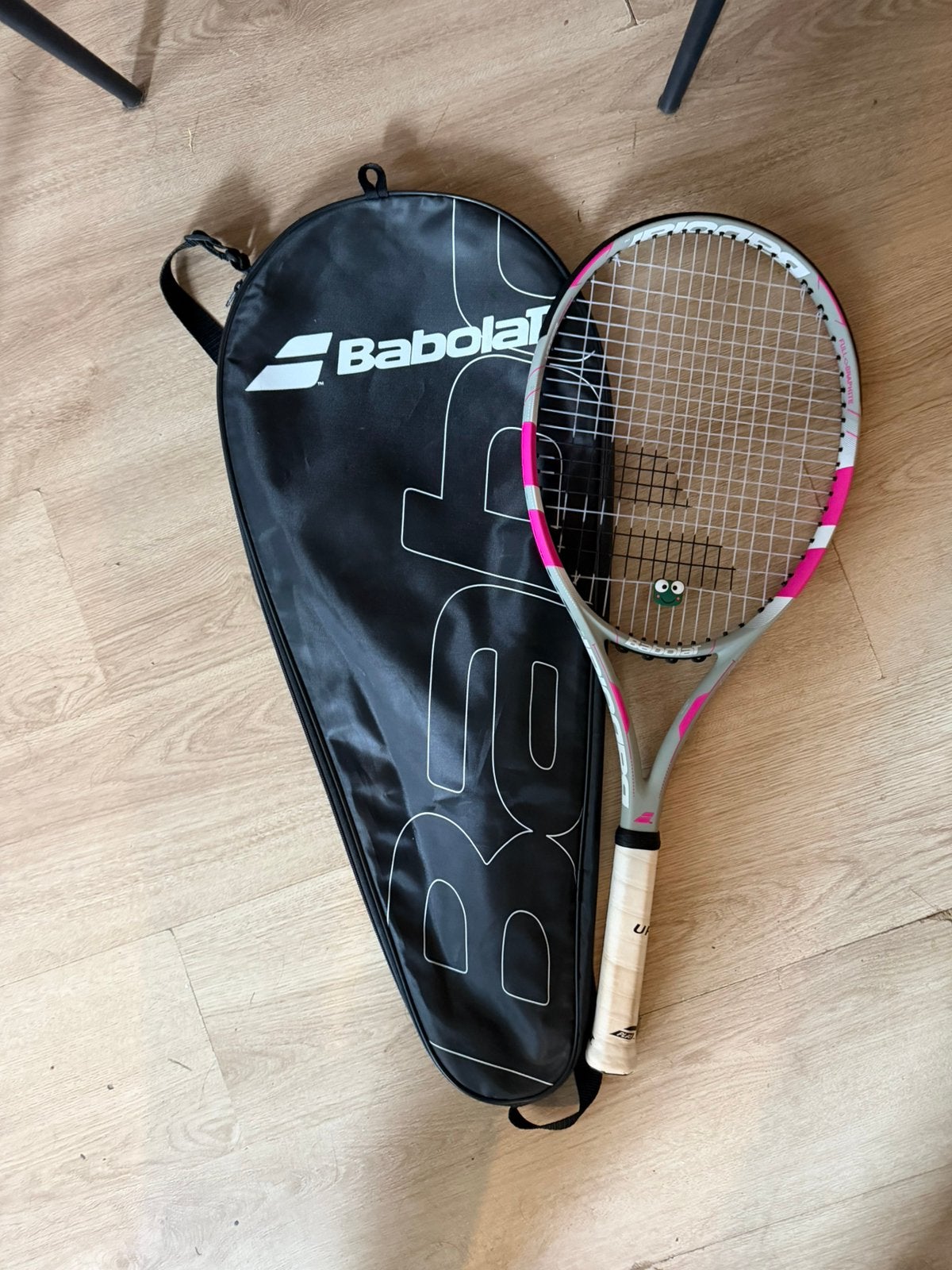 Babolat Flow Lite Tennisracket (Pink) + Hoes, Sport en Fitness, Ophalen of Verzenden, Zo goed als nieuw, Racket, Babolat