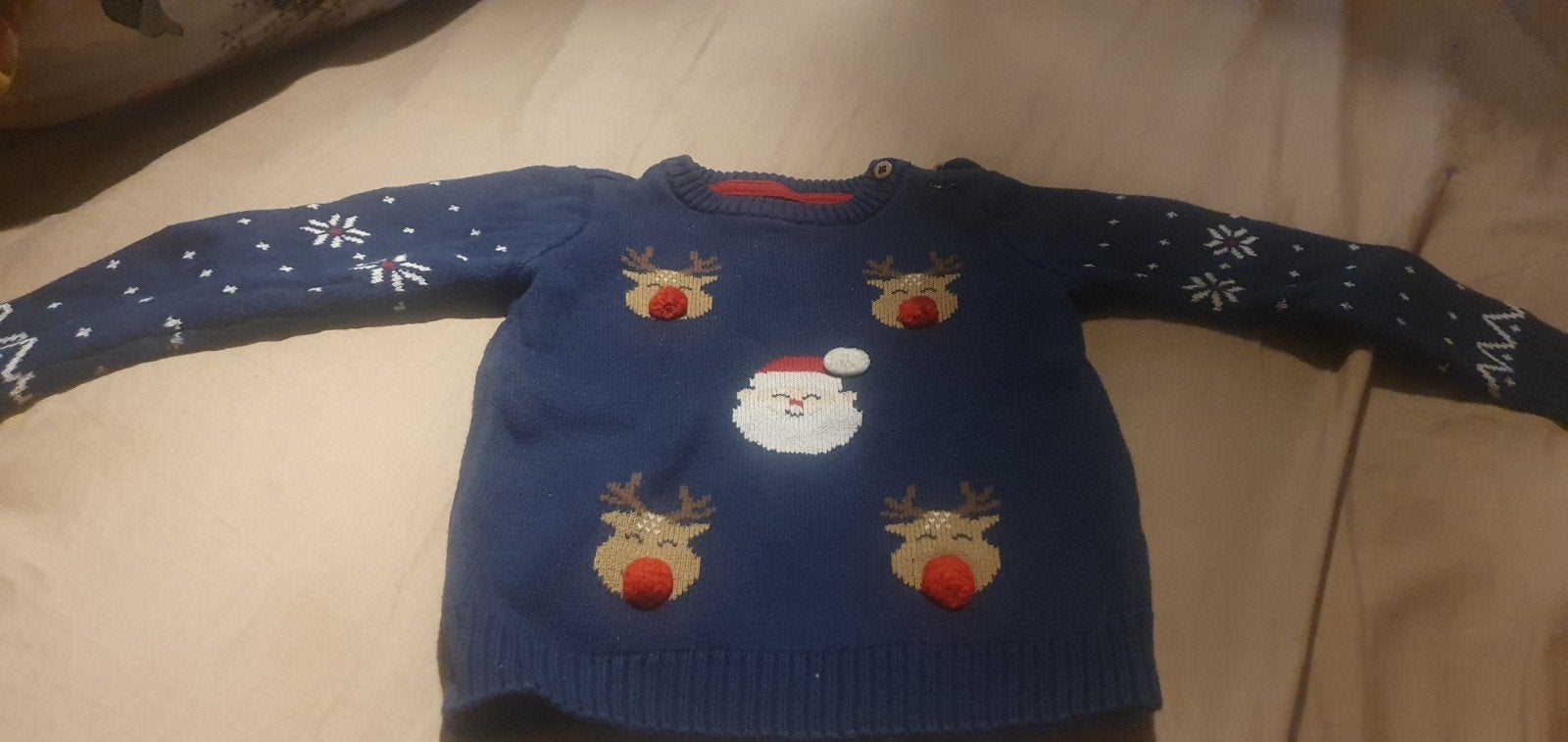 Leuke Kersttrui voor baby/kind - Maat 80, Ophalen of Verzenden, Zo goed als nieuw, Jongetje of Meisje, Truitje of Vestje