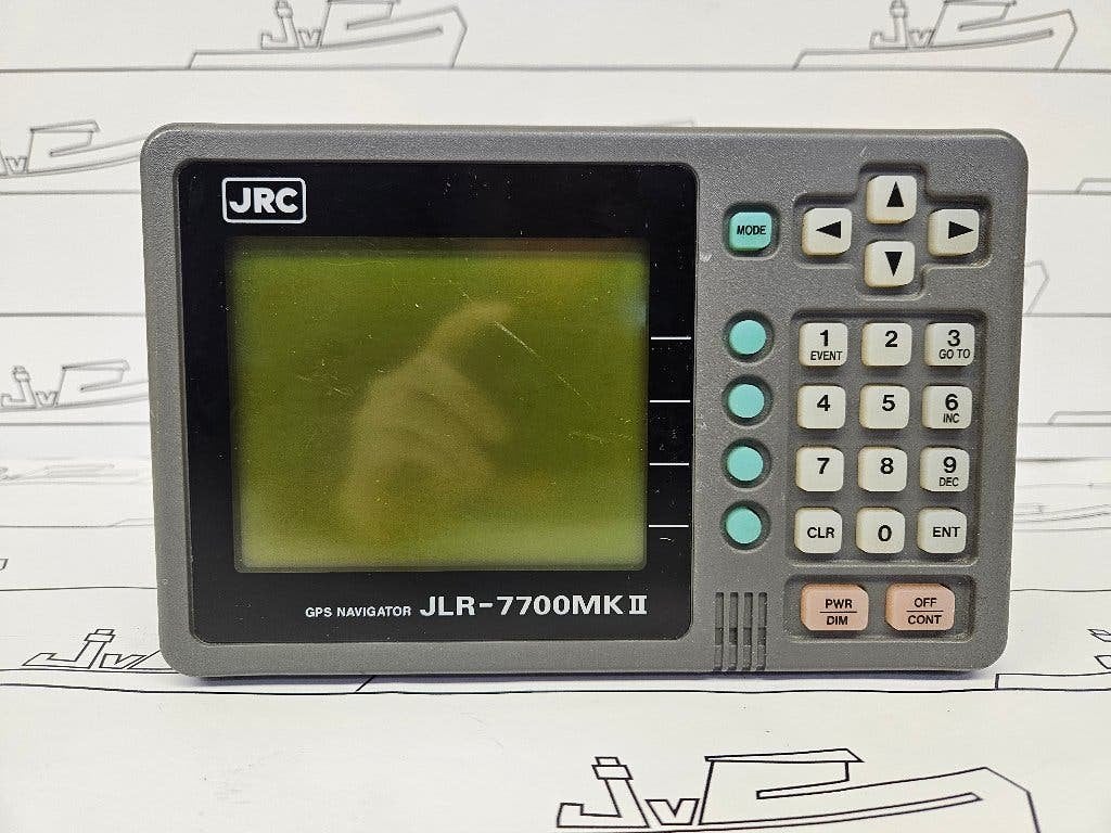JRC GPS Navigator JLR-7700 MK2 (Boot Navigatie), Ophalen of Verzenden, Gebruikt, Gps of Kompas