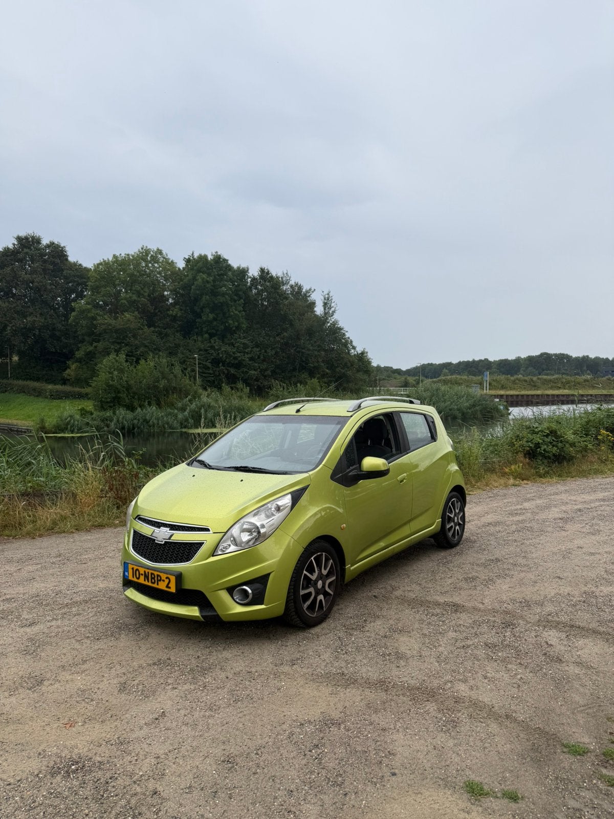 Chevrolet Spark 1.2 2010 Groen, Auto's, Voorwielaandrijving, 4 cilinders, Origineel Nederlands, Particulier