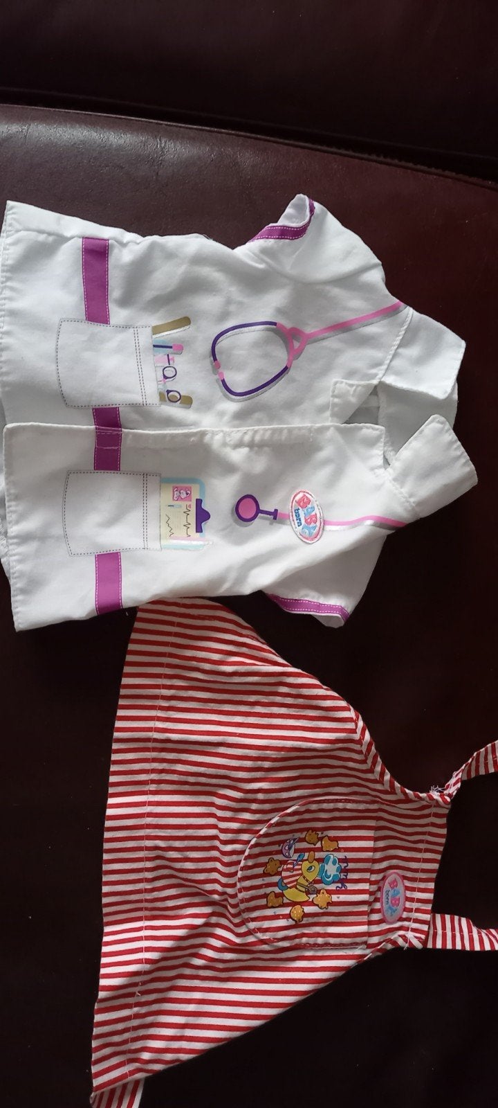 doktersjas babyborn, Ophalen of Verzenden, Zo goed als nieuw, Babypop