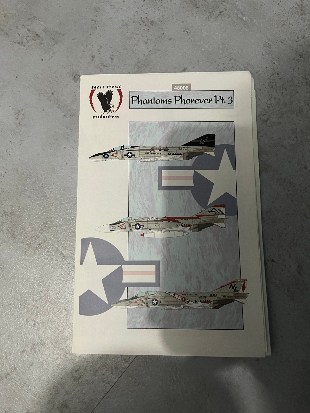 Eagle Strike 1/48 Phantoms Phorever Pt. 3 Decals, Hobby en Vrije tijd, Modelbouw | Vliegtuigen en Helikopters, Overige merken