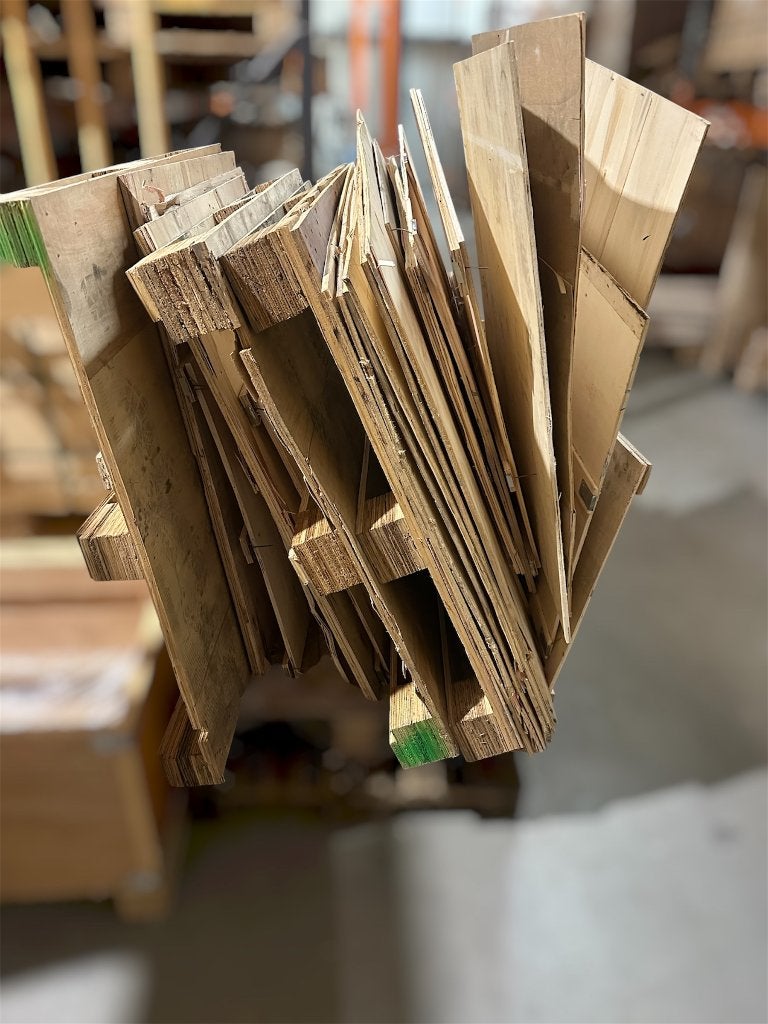 Gratis hout, Ophalen, Gebruikt, 25 tot 50 mm, Pallet