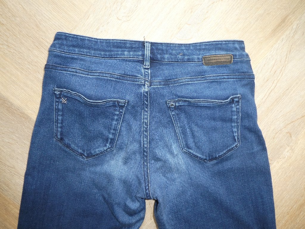 Maison Scotch, La Parisienne Skinny spijkerbroek maat 28-34, Blauw, Zo goed als nieuw, W28 - W29 (confectie 36), Maison Scotch