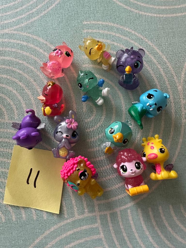 Hatchimals poppetjes adv nr 1, met gratis opbergdoos., Verzamelen, Ophalen of Verzenden, Zo goed als nieuw