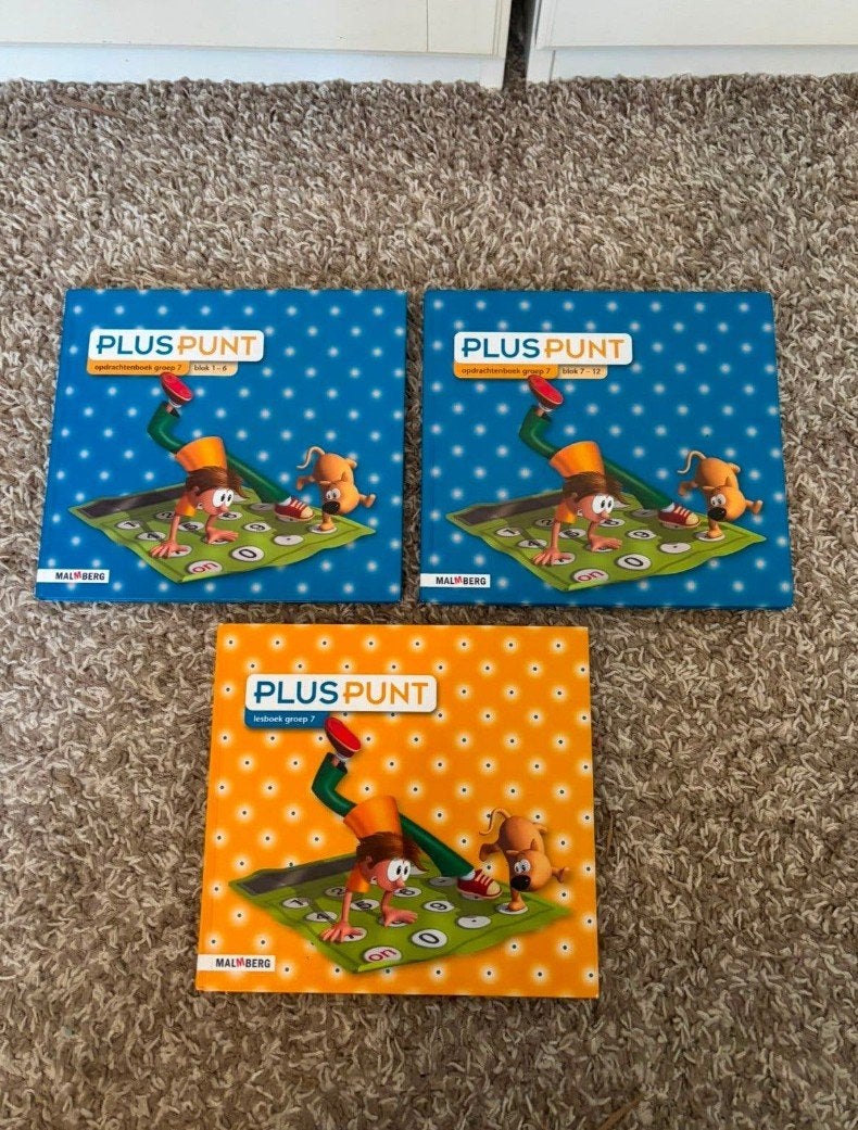 Pluspunt rekenboeken groep 7 en 8 (Malmberg), Ophalen, Gelezen, Overige niveaus, Wiskunde A
