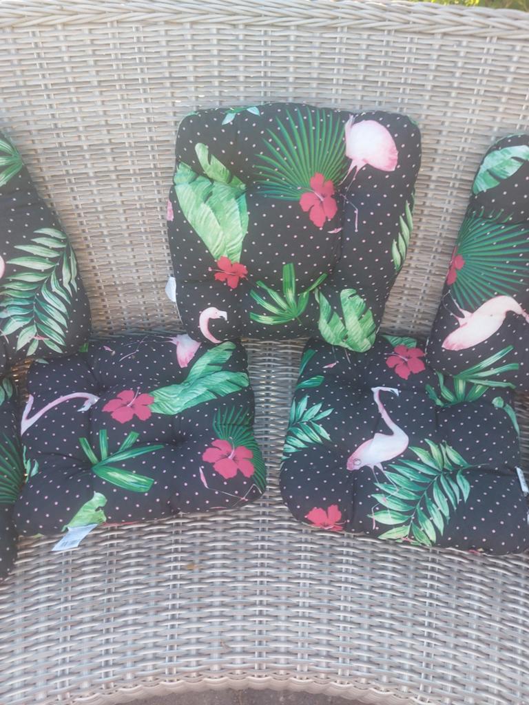 7 zitkussens flamingo, Ophalen
