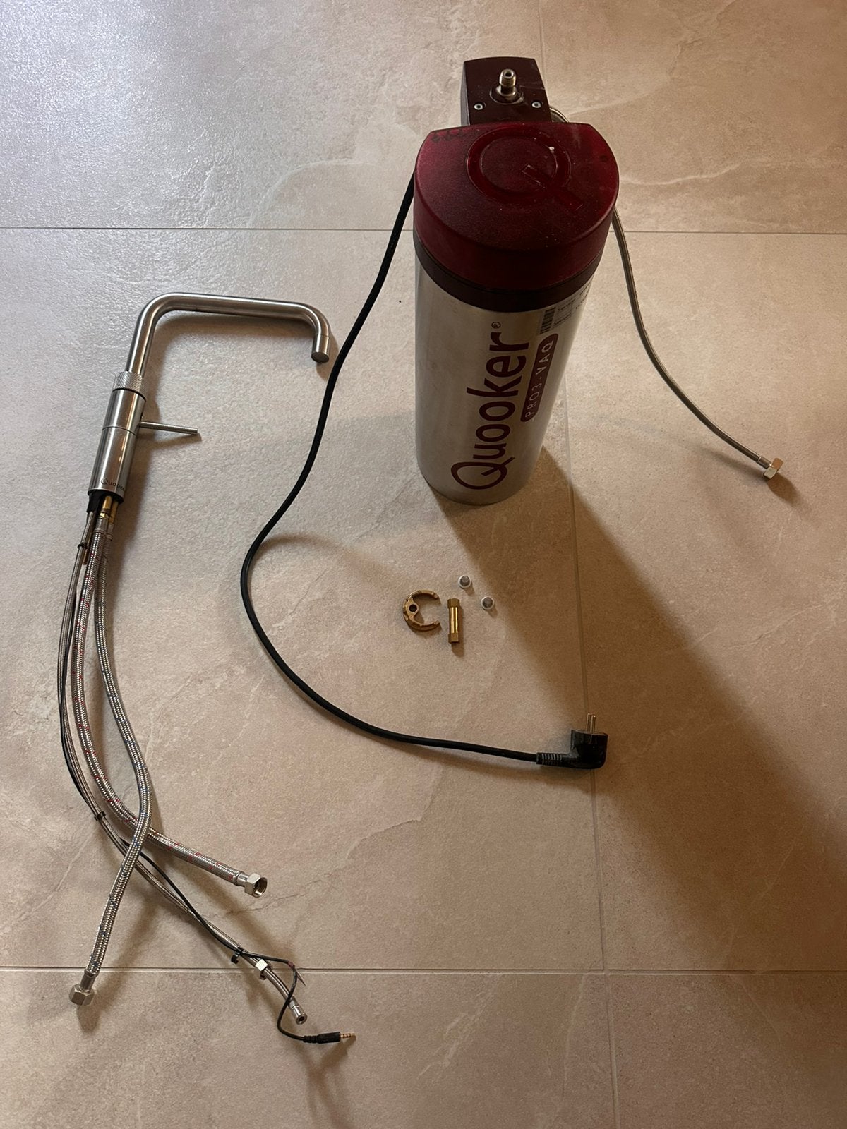 Quooker PRO3 VAQ 3L + Quooker kokendwaterkraan, Overige typen, Ophalen of Verzenden, Gebruikt