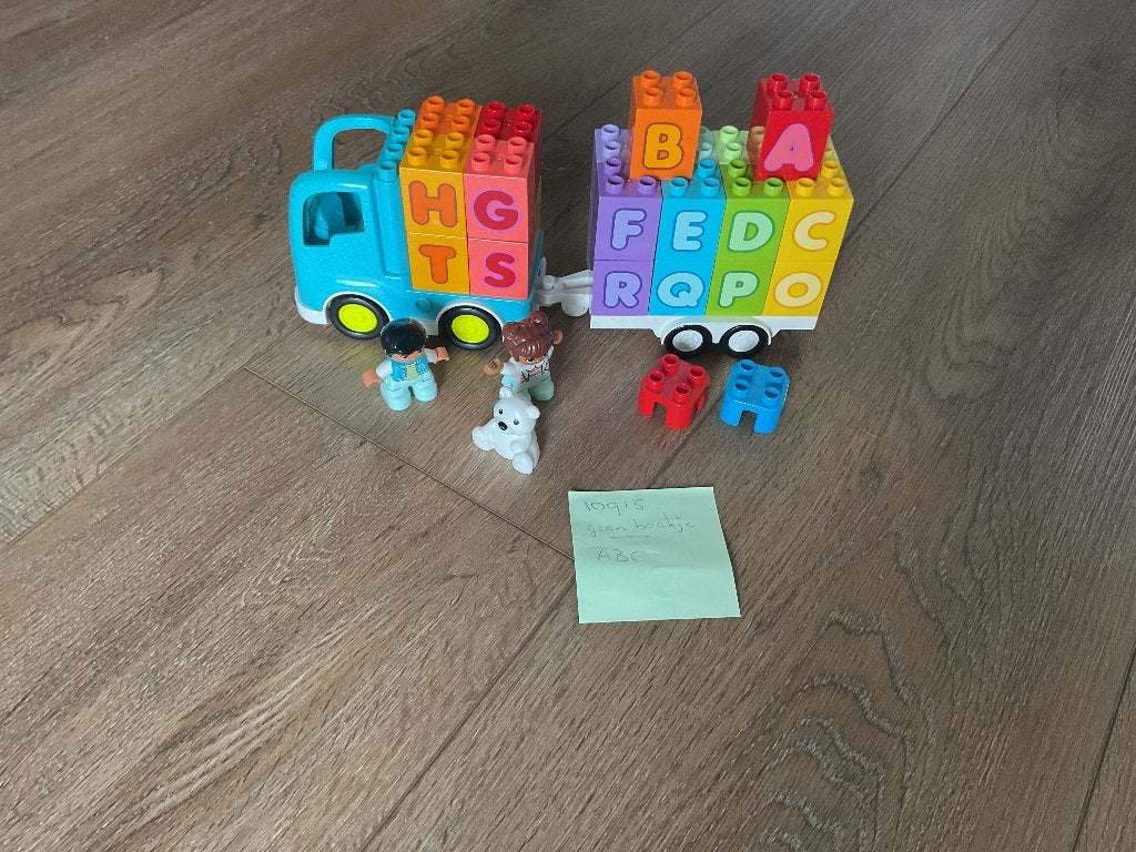 Duplo ABC wagen, Ophalen, Zo goed als nieuw, Compleet, Duplo
