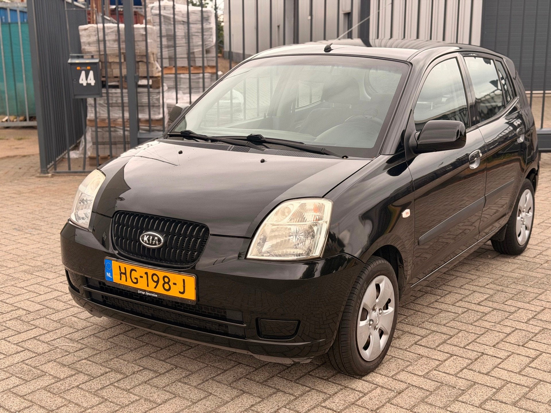 Kia Picanto 1.1 LX 5 Deurs, Auto's, Kia, Gebruikt, 4 cilinders, 400 kg, Zwart
