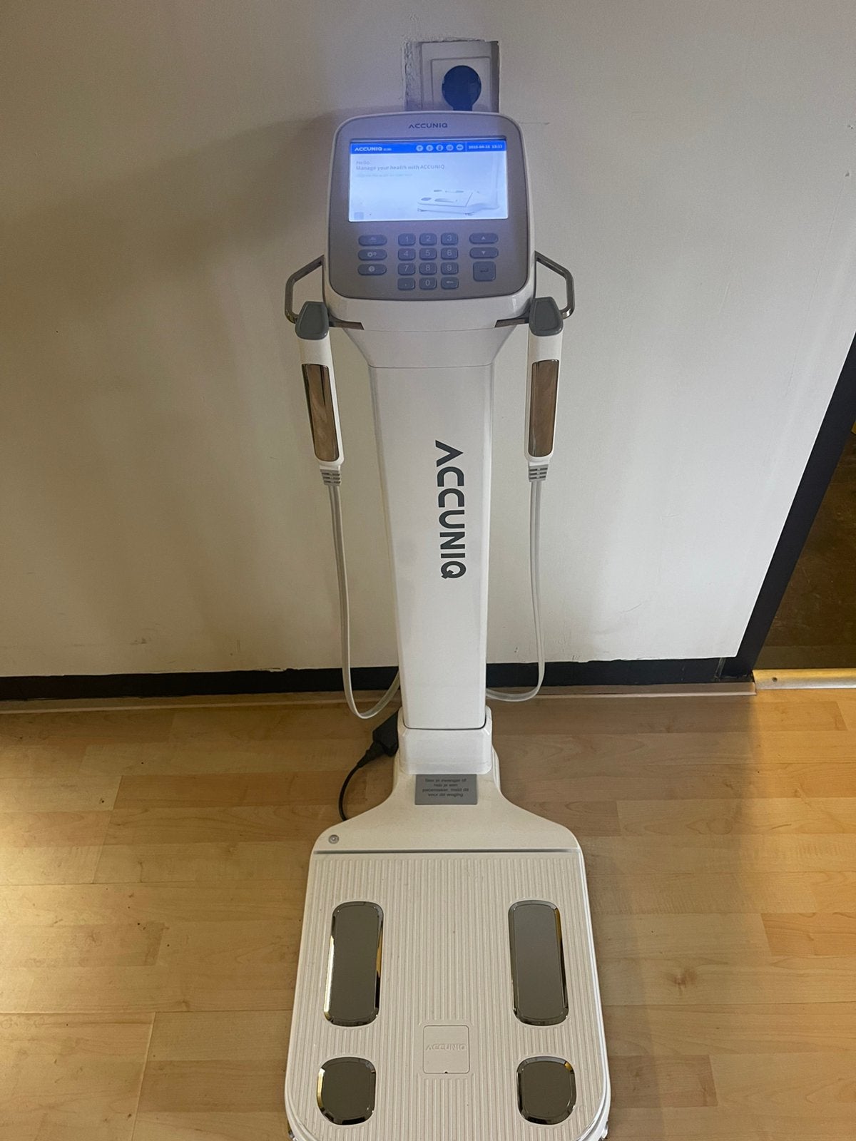 Accuniq Body Composition Analyzer BC380 bluetooth white, Ophalen, Gebruikt, Overige typen, Benen
