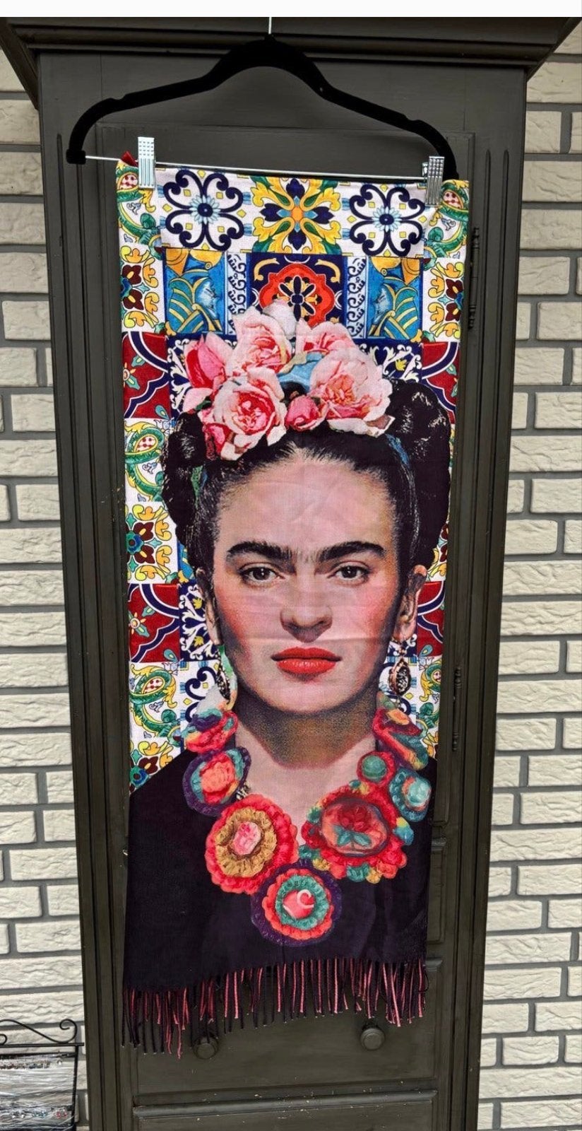 Nieuwe Frida Kahlo viscose sjaals van Lil Moon, Kleding | Dames, Ophalen of Verzenden, Nieuw, Maat 42/44 (L), Sjaal