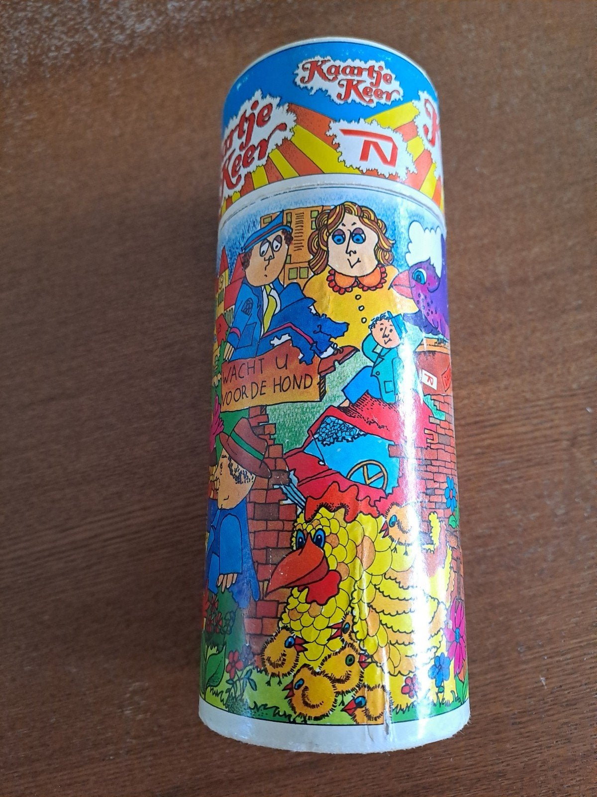 Vintage Kaartje Keer memory in koker, Ophalen, Gebruikt