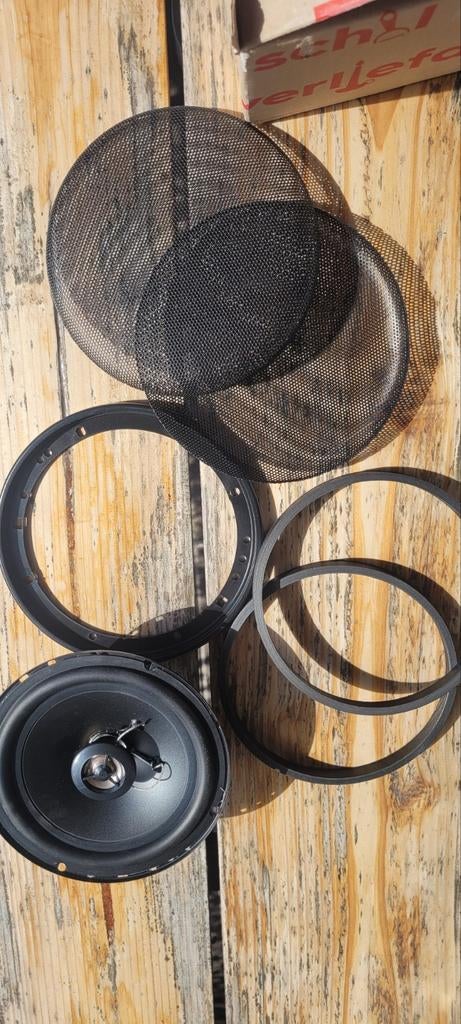 Universele 2-weg speaker set 80W, 165mm + extra grill, Auto diversen, Autospeakers, Ophalen of Verzenden, Gebruikt