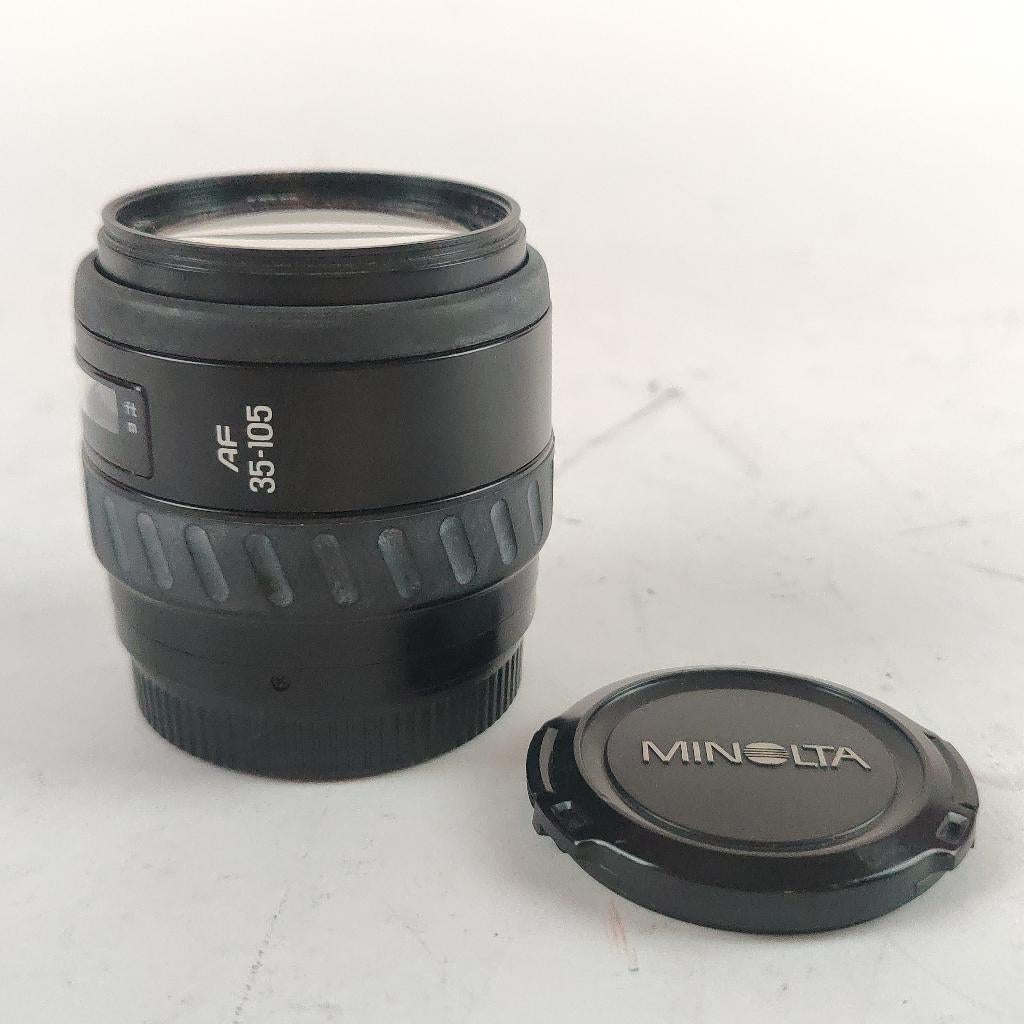 Minolta AF Zoom 35-105mm 1:3.5 (22) - 4.5 Lens, Gebruikt, X, Telelens, Ophalen of Verzenden