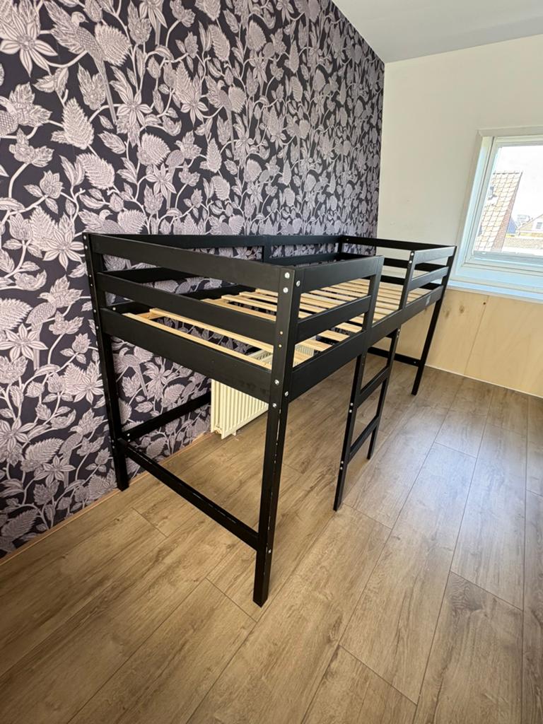 Kinder bed, Huis en Inrichting, Ophalen, Zo goed als nieuw, Eenpersoons, Hoogslaper