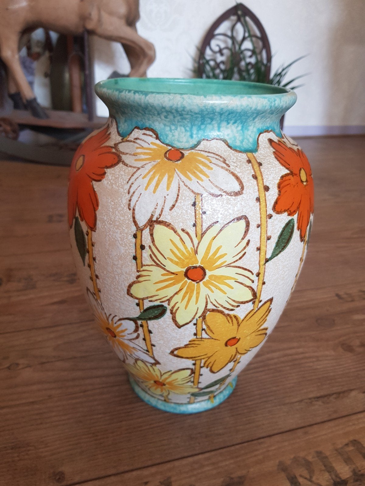 Koninklijke plateel vaas gouda zuid holland van rudano, Ophalen of Verzenden