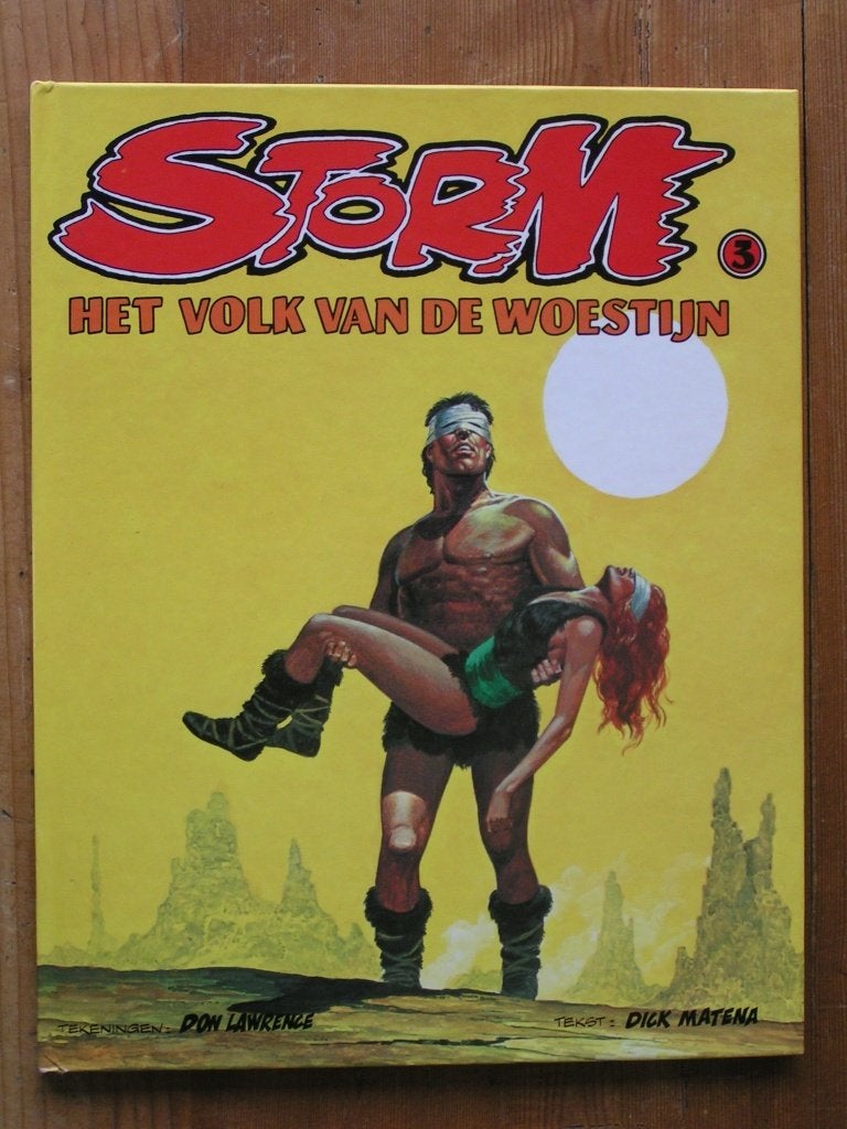 Storm - 03_HC_Het volk van de woestijn [1e druk - 1979], Boeken, Eén stripboek, Ophalen of Verzenden, Gelezen, Don Lawrence