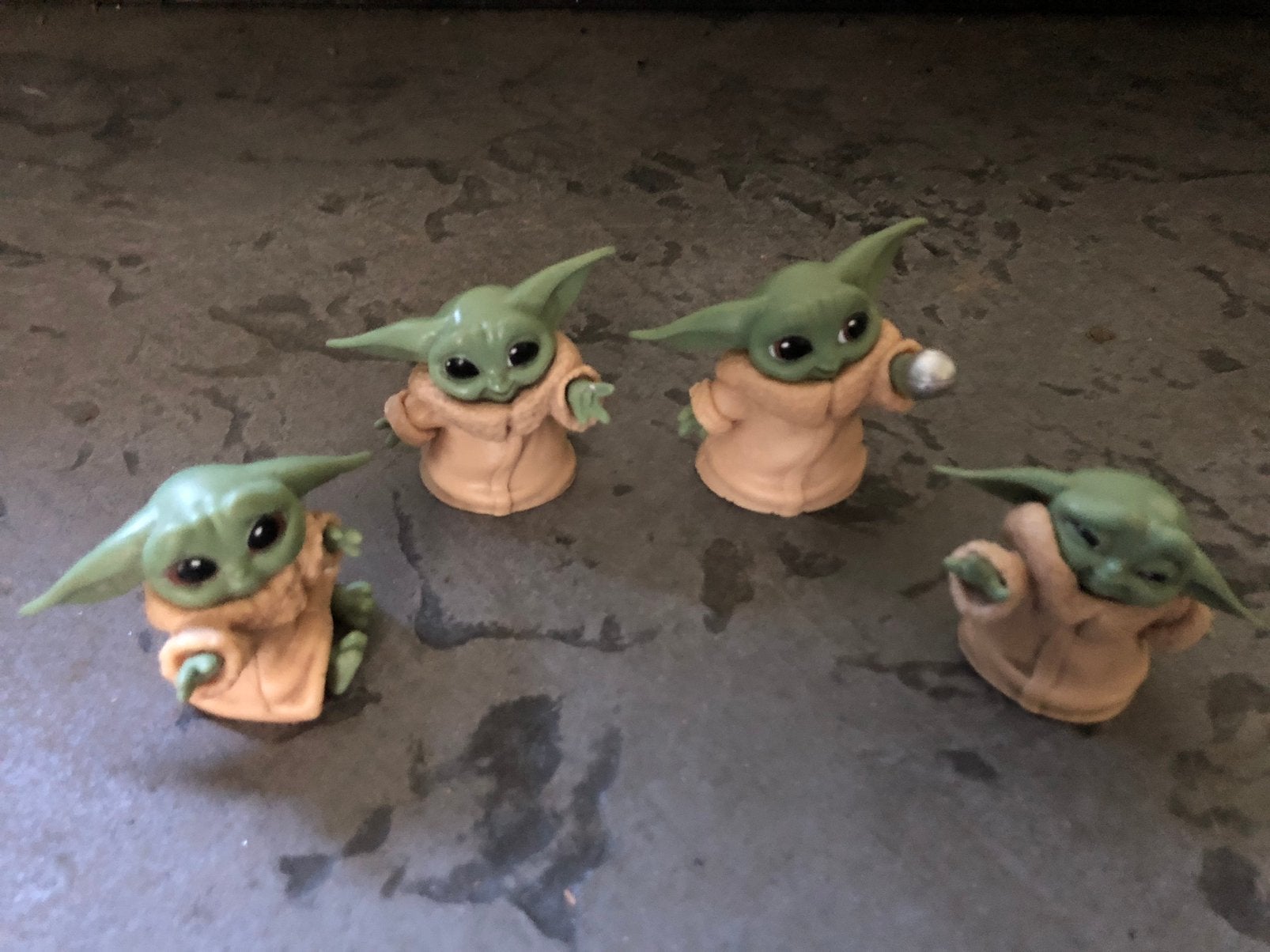 Star wars joda / grogu 4 Vintage actie figuurtjes, Ophalen, Zo goed als nieuw, Actiefiguurtje