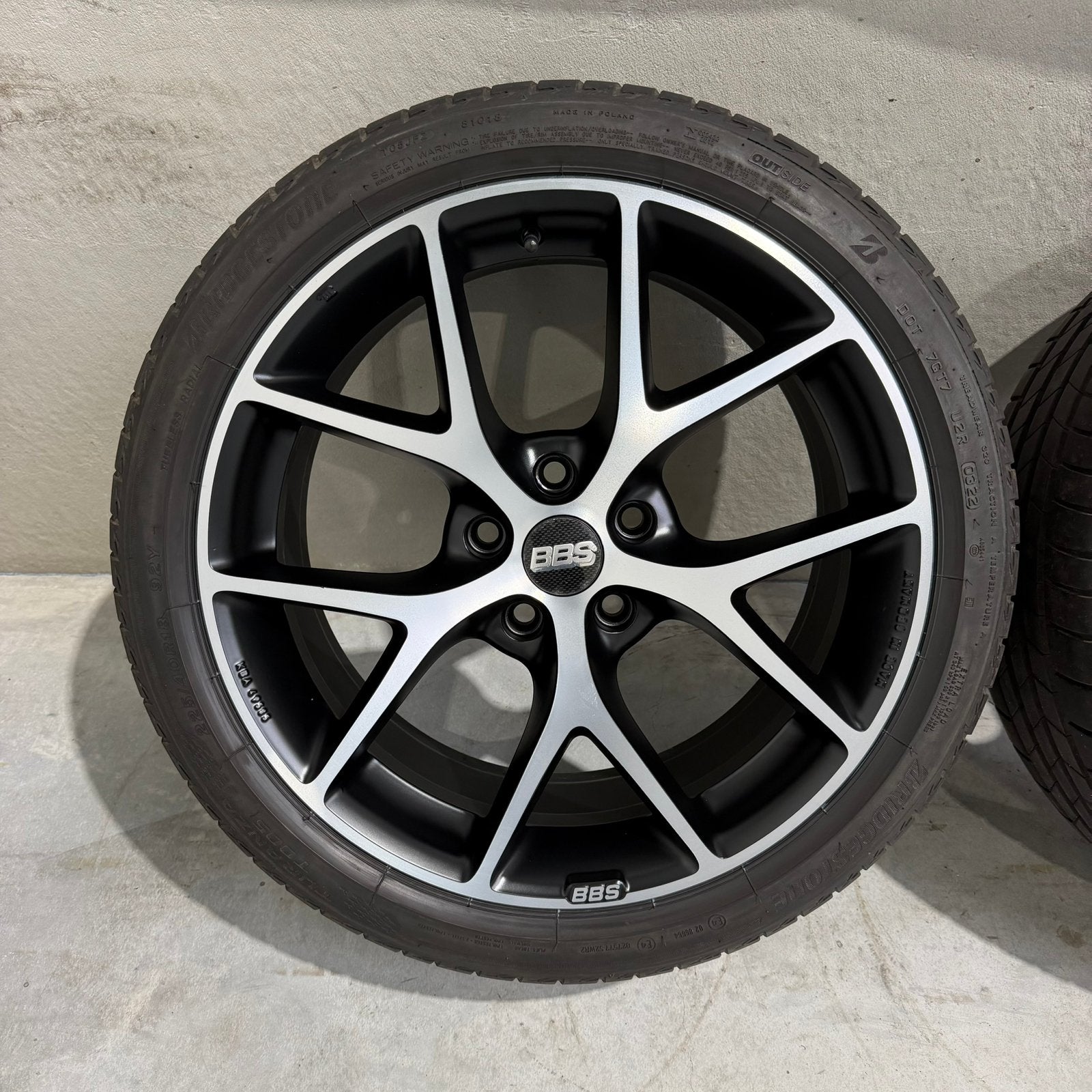 18 inch Origineel BBS velgen met banden AUDI VOLKSWAGEN, 18 inch, Gebruikt, Ophalen of Verzenden, Velgen