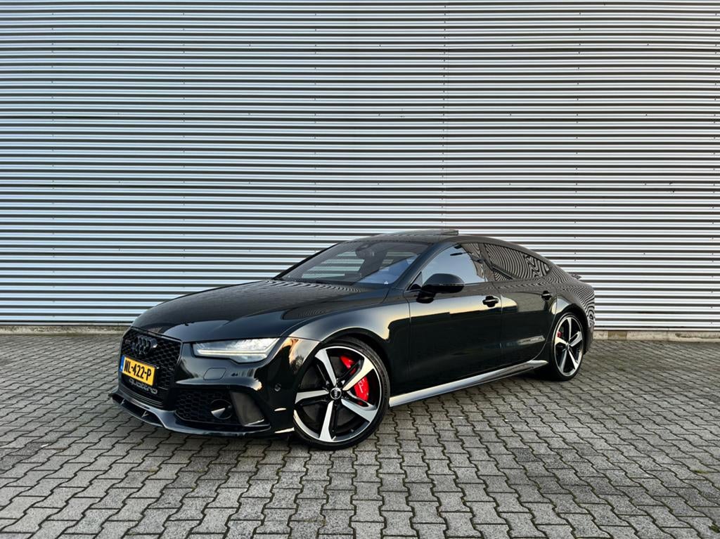 Audi RS7 4.0 TFSI V8 Quattro Pro Line Plus| AKRA | Keramisch, Automaat, 1905 kg, 4 stoelen, Dealer onderhouden