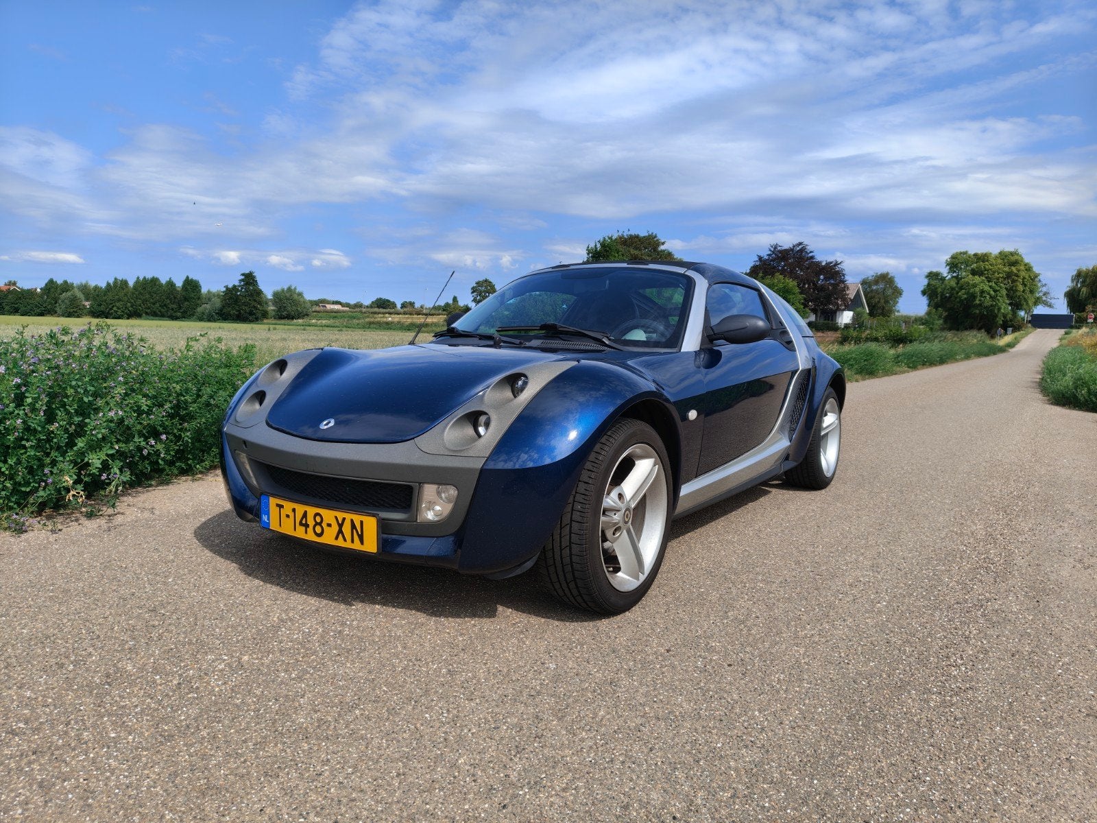 Smart Roadster coupe 2005 Starblue, Auto's, Smart, 785 kg, Cabriolet, Blauw, 81 pk