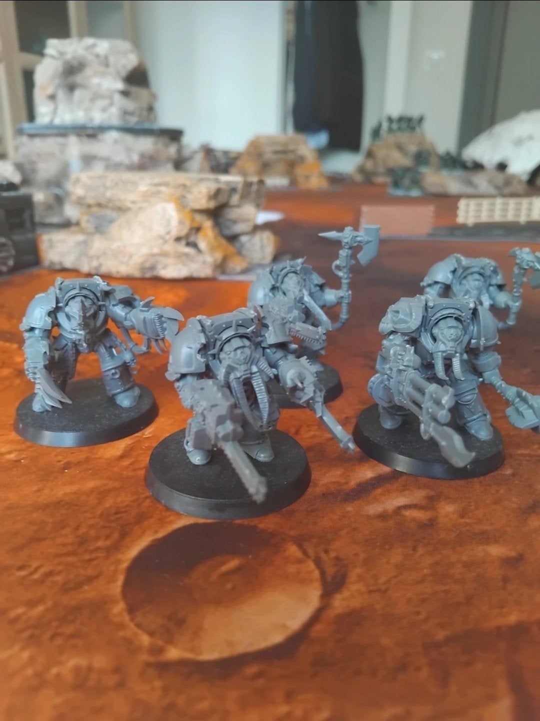 Warhammer 40K terminators chaos, Hobby en Vrije tijd, Ophalen of Verzenden, Zo goed als nieuw, Warhammer 40000, Figuurtje(s)