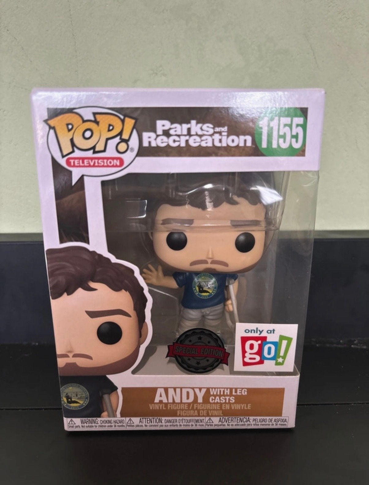 Funko Pop! Parks and Recreation Andy with Leg Casts #1155, Ophalen of Verzenden, Nieuw