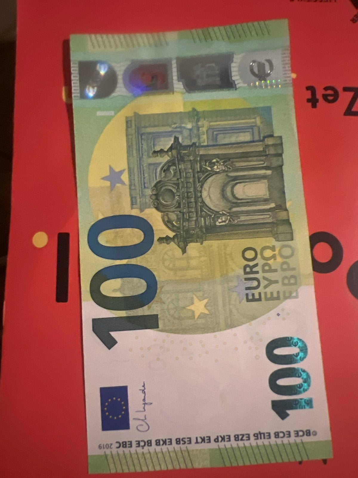100 Euro biljet - Nieuwe serie, Postzegels en Munten, Bankbiljetten | Europa | Eurobiljetten, Ophalen of Verzenden, Overige landen