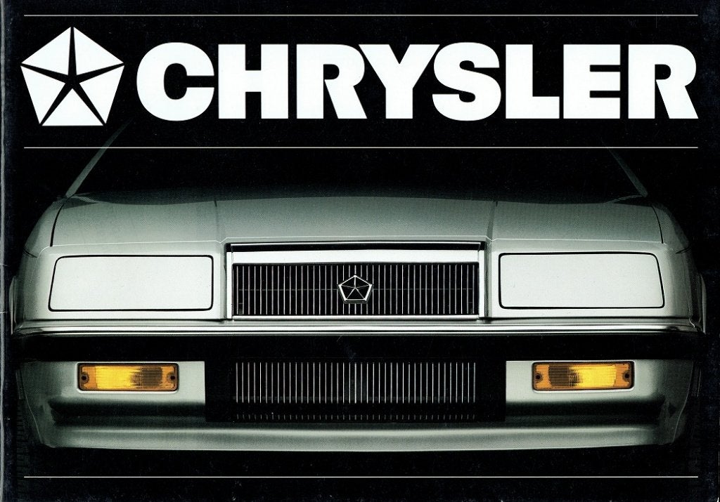 Folder Chrysler modellen (ca.1989), Verzenden, Gelezen, Overige merken
