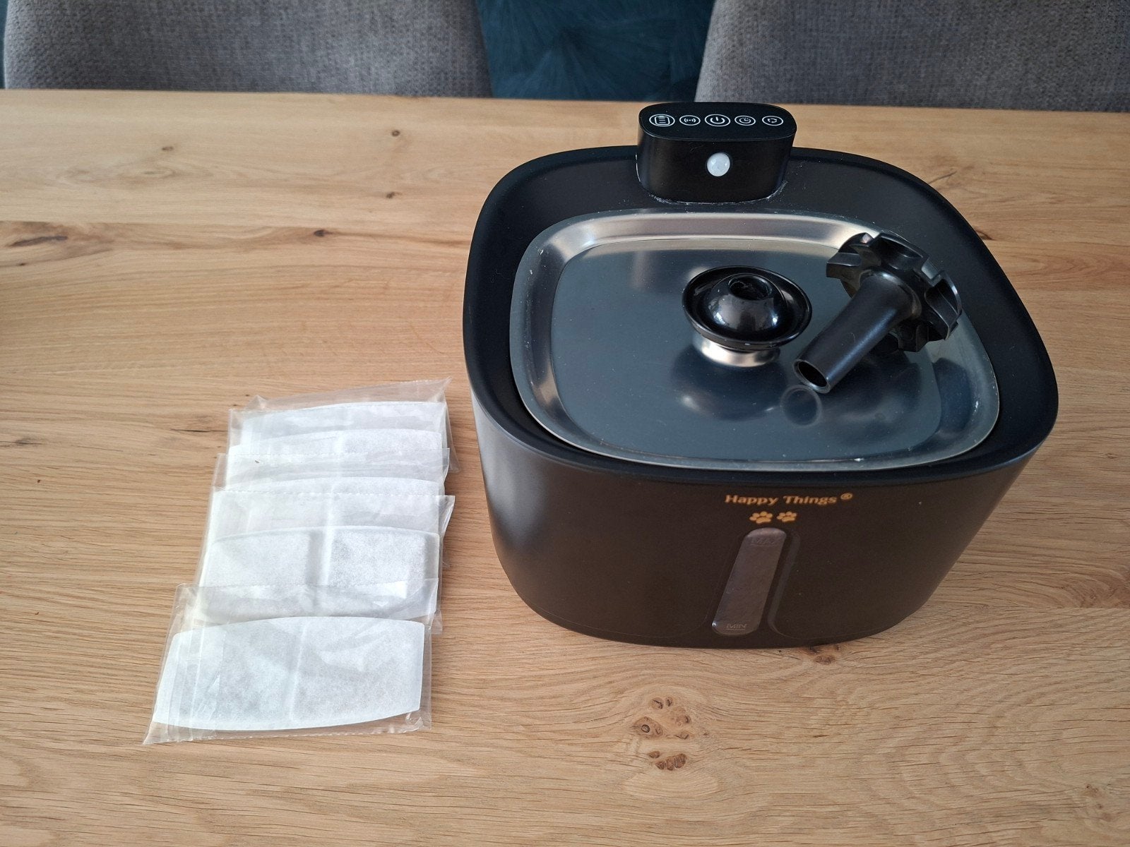 Happy Things drinkfontein met 5 filters, Dieren en Toebehoren, Ophalen of Verzenden