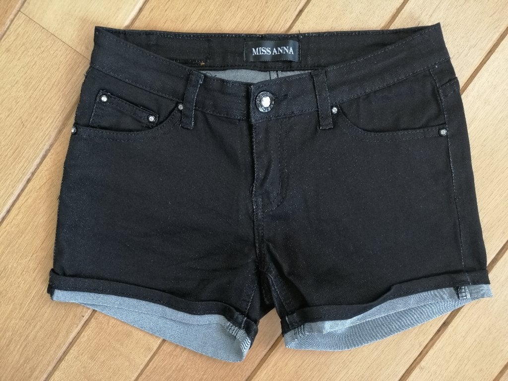 Miss Anna bermuda short zwart maat 38 - nieuw -, Maat 38/40 (M), Kort, Zwart, Nieuw