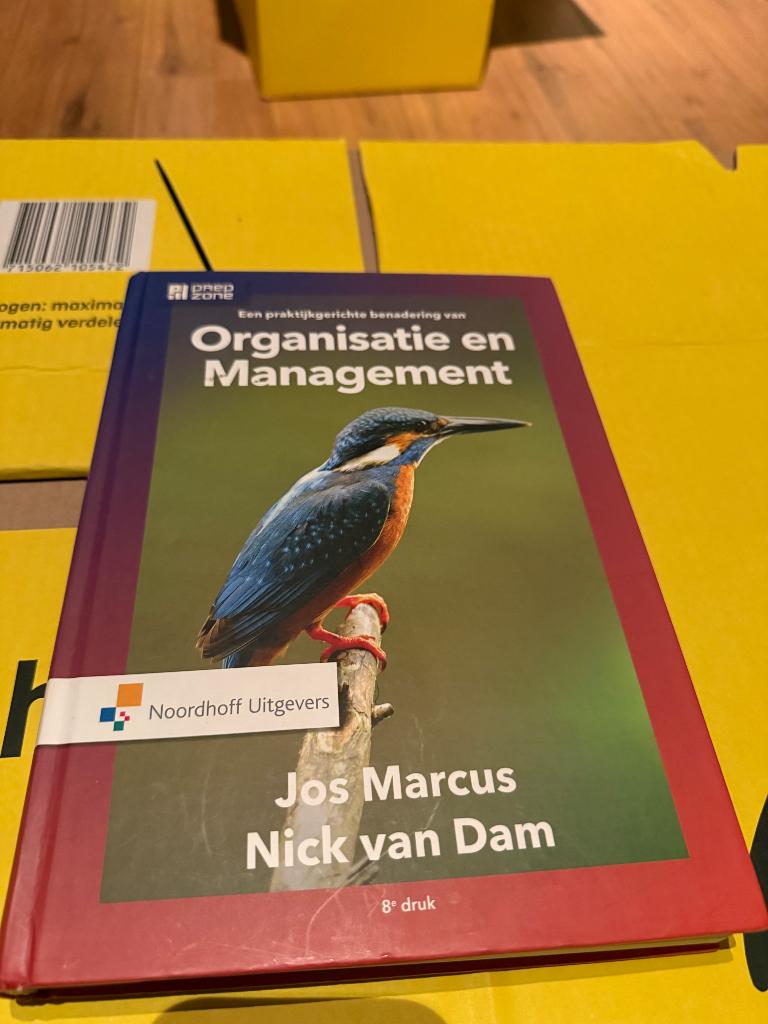 Organisatie en management, Ophalen of Verzenden, Beta, Zo goed als nieuw, HBO