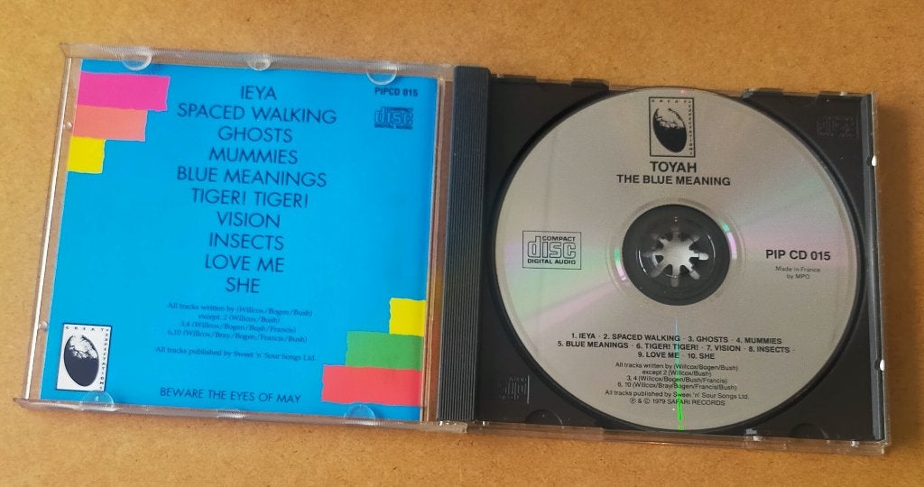 Toyah - The Blue Meaning CD 1980/1990, Ophalen of Verzenden, Gebruikt, Poprock