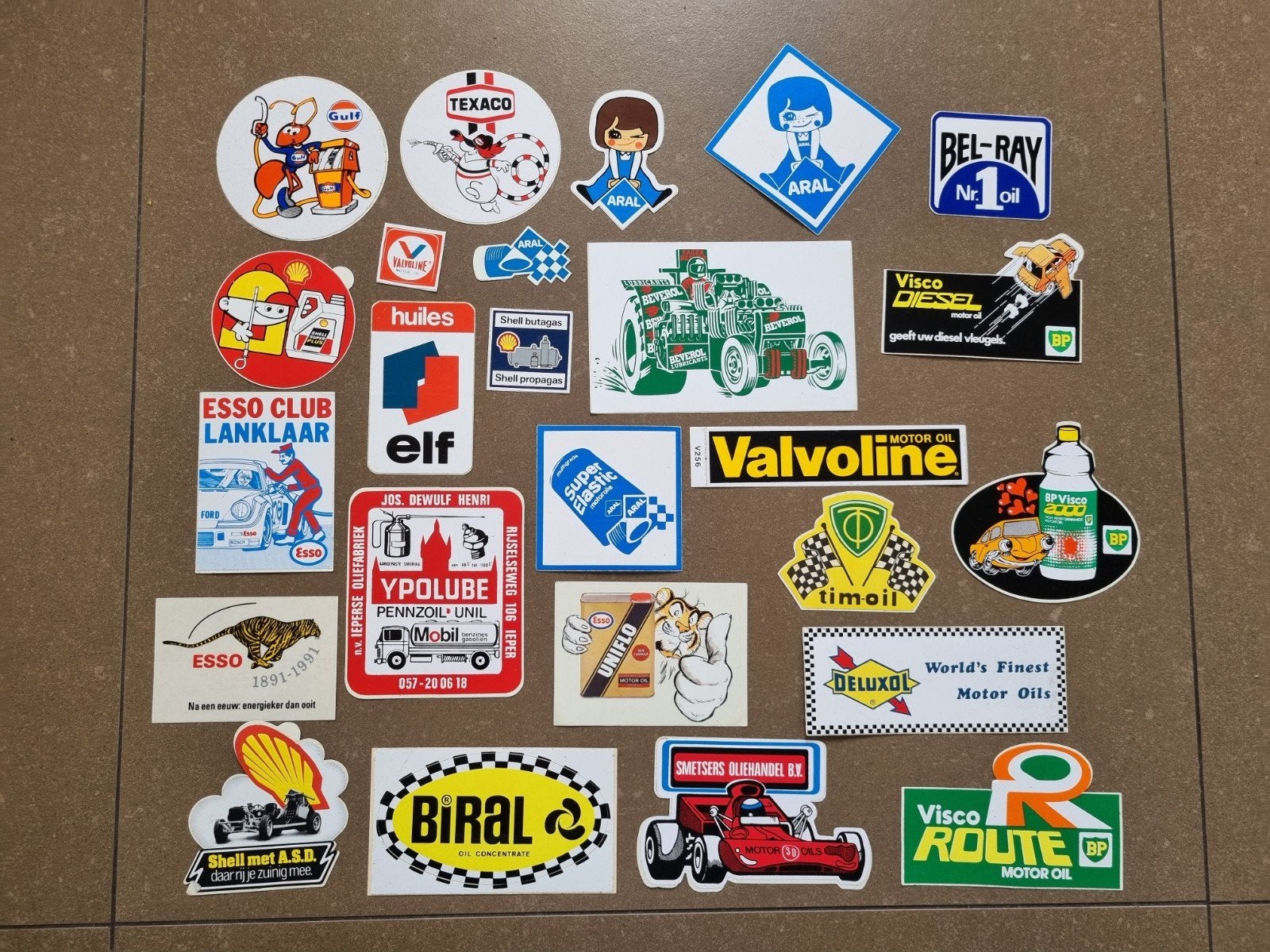 diverse stickers motorolie, autosport, formule 1, Ophalen of Verzenden, Zo goed als nieuw, Merk