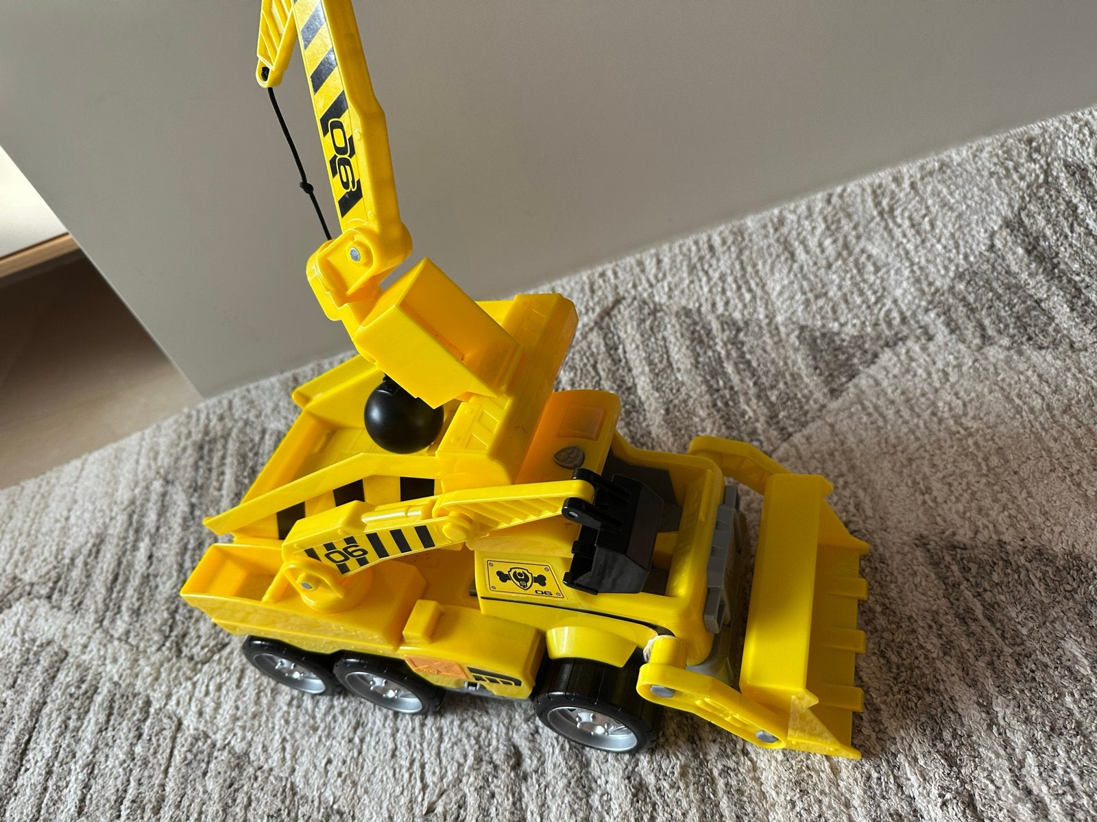 Paw Patrol Rubble's Bulldozer met Sloopkogel, Ophalen, Gebruikt